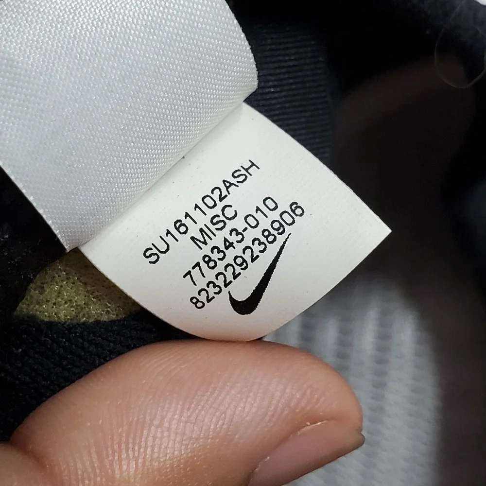 Nike SB Men Baseball Cap OS Black Rope Snapback Embroidered Skateboard READ